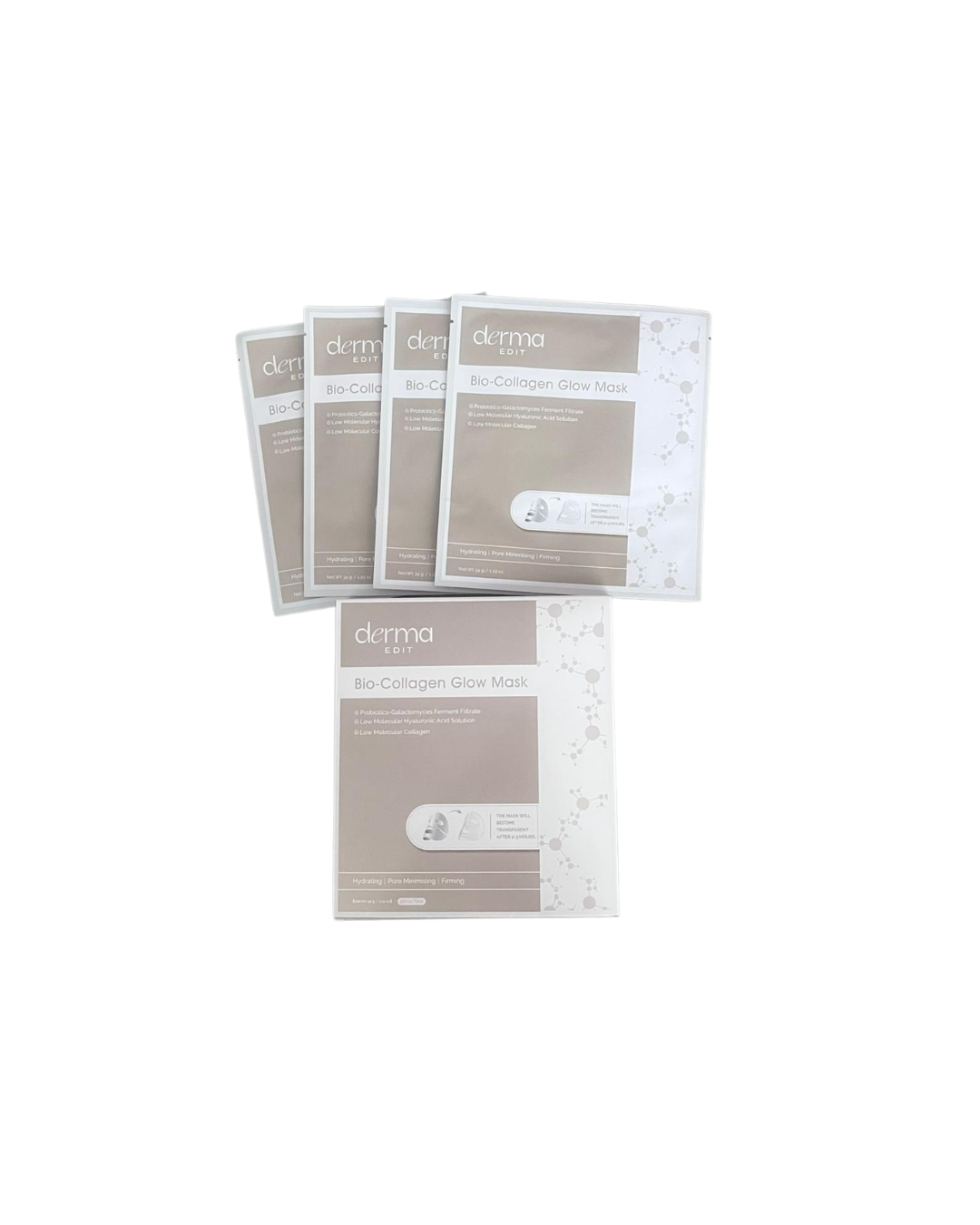 Bio-Collagen Glow Mask (face) - 4 x masks in box